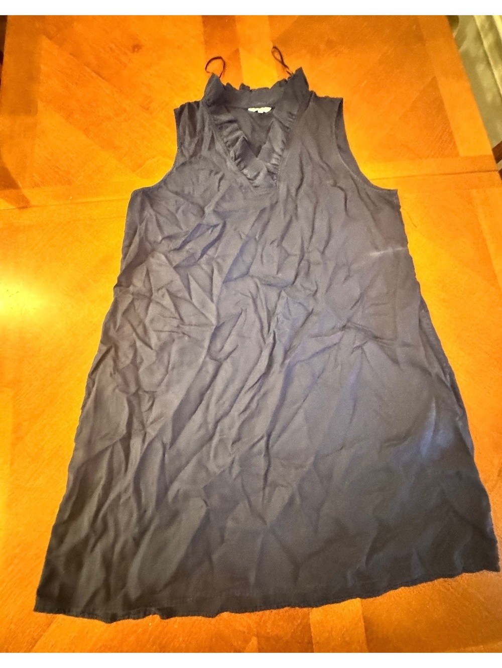 Crown & Ivy Navy Blue Sleeveless Dress XL 2611